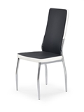 Show details for Dining chair Halmar K210 Black / White