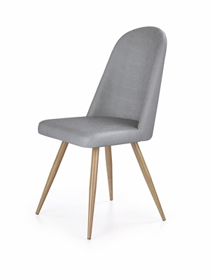 Picture of Dining chair Halmar K214 Gray / Honey Oak