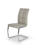 Show details for Dining chair Halmar K228 Light Gray