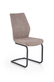 Show details for Dining chair Halmar K272 Dark Beige / Black