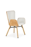 Show details for Dining chair Halmar K286 Light Gray / Light Brown