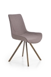 Show details for Dining chair Halmar K290 Gray / Antique Gold