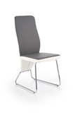 Show details for Dining chair Halmar K299 White / Gray