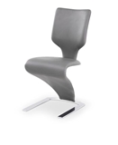 Show details for Dining chair Halmar K301 Gray / Light Gray