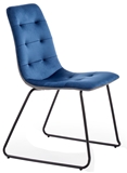 Show details for Dining chair Halmar K321 Blue / Gray