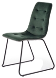 Show details for Dining chair Halmar K321 Green / Gray