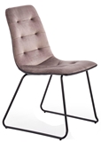 Show details for Dining chair Halmar K321 Gray / Black