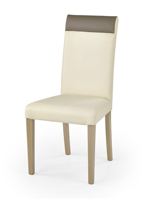 Picture of Dining chair Halmar Norbert Sonoma Oak / Cream