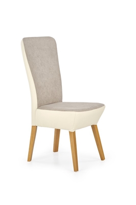 Picture of Dining chair Halmar Orchid Honey Oak / Light Beige