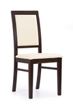 Show details for Dining chair Halmar Sylwek 1 Dark Walnut Beige