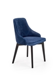 Show details for Dining chair Halmar Toledo 3 Dark Blue / Black