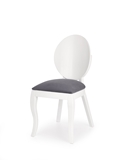 Show details for Dining chair Halmar Verdi White / Gray