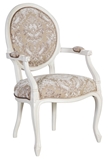 Show details for Dining chair Home4you Elizabeth 83922 White