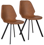 Show details for Dining chair Home4you Helena Brown / Black