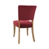 Picture of Dining chair Home4you Kingswood Velvet Dark Red