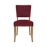 Picture of Dining chair Home4you Kingswood Velvet Dark Red