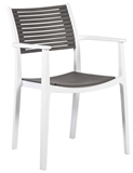 Show details for Dining chair Home4you Note Gray / White