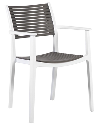 Picture of Dining chair Home4you Note Gray / White