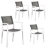 Picture of Dining chair Home4you Note Gray / White