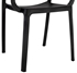 Picture of Dining chair Home4you Pipa Black