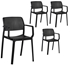 Picture of Dining chair Home4you Pipa Black