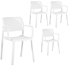 Picture of Dining chair Home4you Pipa White