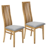 Show details for Dining chair Home4you Retro Gray / Oak