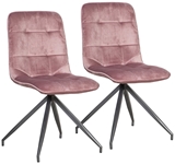 Show details for Dining chair Home4you Rimini Pink