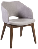 Show details for Dining chair Home4you Salute Gray / Brown