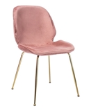 Show details for Dining chair Signal Meble Adrien Pink / Gold