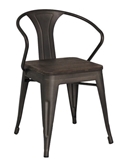 Show details for Dining chair Signal Meble Alva Graphite