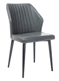 Show details for Dining chair Signal Meble Apollo Gray / Black