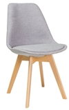 Show details for Dining chair Signal Meble Dior Buk Light Gray