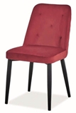 Show details for Dining chair Signal Meble Duran Velvet Bordeaux