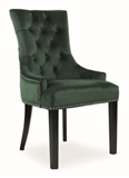 Show details for Dining chair Signal Meble Edward Velvet Green