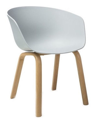 Picture of Dining chair Signal Meble Ego Light Gray, 58x39x79 cm