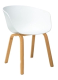 Show details for Dining chair Signal Meble Ego White