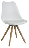 Show details for Dining chair Signal Meble Eric Buk White