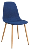 Show details for Dining chair Signal Meble Fox Dark Blue