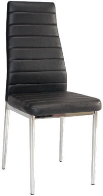 Picture of Dining chair Signal Meble H261 Black / Chrome