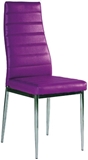 Show details for Dining chair Signal Meble H261 Violet / Chrome