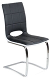 Show details for Dining chair Signal Meble H431 Black / White