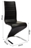 Picture of Dining chair Signal Meble H669 White Black