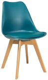 Show details for Dining chair Signal Meble Kris Beech Sea