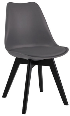 Picture of Dining chair Signal Meble Kris II Gray / Black