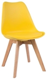 Show details for Dining chair Signal Meble Kris Oak Yellow