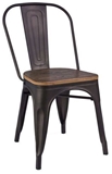 Show details for Dining chair Signal Meble Loft 4 Walnut / Graphite