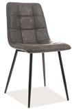 Show details for Dining chair Signal Meble Look Gray