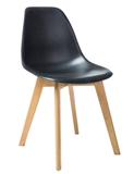 Show details for Dining chair Signal Meble Moris Black