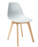Show details for Dining chair Signal Meble Moris Light Gray